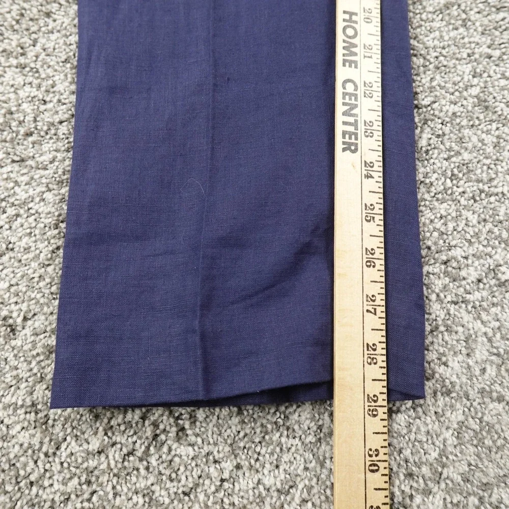 NEW Tommy Hilfiger Pants Mens 36X29 Blue Linen Chino Trouser Dress Slacks Office